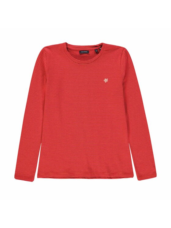 Marc O'Polo Marc O'Polo Bluzka 1824131-2183 Czerwony Basic Fit