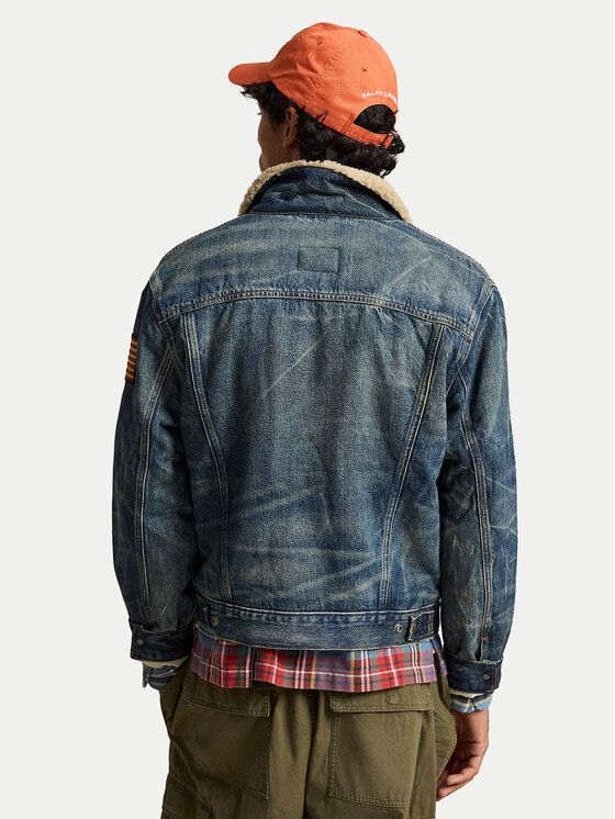 Polo Ralph Lauren Polo Ralph Lauren Jeansová bunda 710B24520001 Modrá Regular Fit