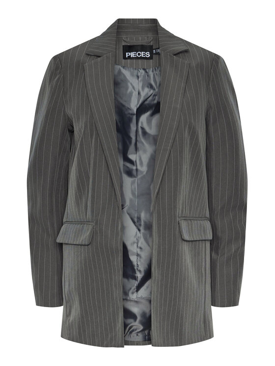 Pieces Pieces Giacca da abito 17130374 Grigio Oversize