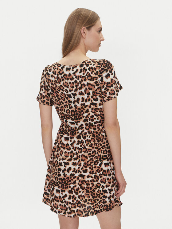 Vero Moda Vero Moda Sukienka codzienna Easy Joy 10307990 Brązowy Regular Fit