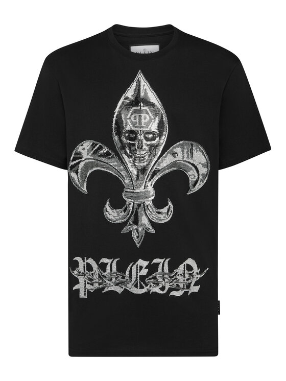PHILIPP PLEIN PHILIPP PLEIN Tričko 22841 Čierna Regular Fit