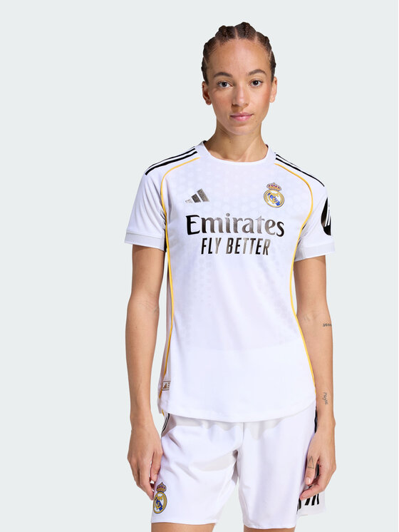 adidas adidas Koszulka techniczna Real Madrid 25/26 Home Authentic Jersey Biały Regular Fit