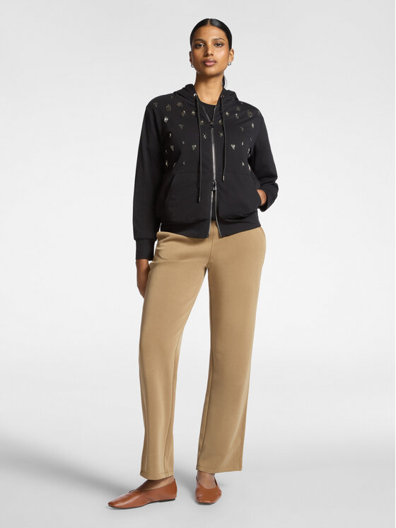 Elena Mirò Elena Mirò Felpa G888Z000548N033 Nero Regular Fit