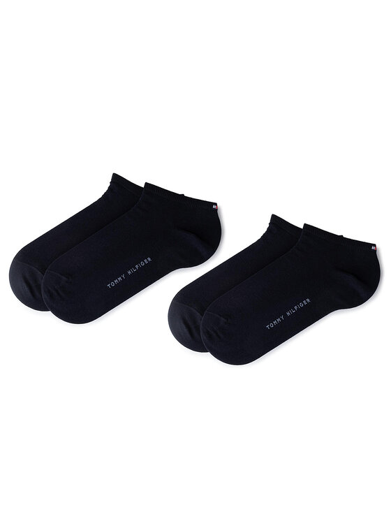 Tommy Hilfiger Tommy Hilfiger 2er-Set niedrige Damensocken 343024001 Dunkelblau