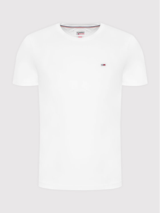 Tommy Jeans Tommy Jeans Tricou Classic DM0DM09598 Alb Regular Fit