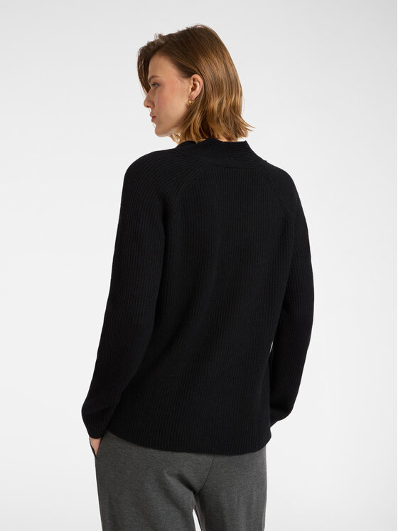 Elena Mirò Elena Mirò Cardigan M435Z000563N033 Nero Regular Fit