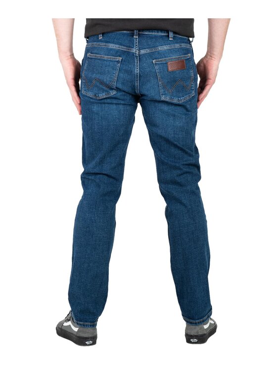 Wrangler Wrangler Jeansy 112364493 Granatowy Straight Fit