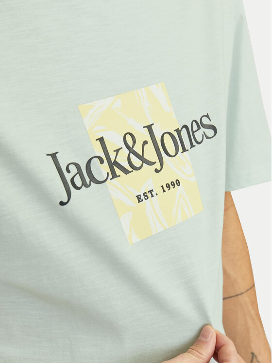 Jack&Jones Jack&Jones Marškinėliai Lafayette 12250436 Žalia Relaxed Fit