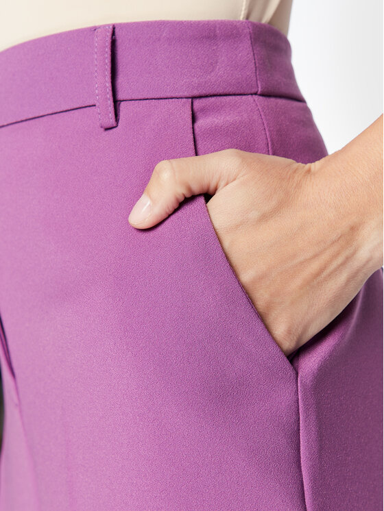 Silvian Heach Silvian Heach Pantaloni din material CVA22149PA Violet Relaxed Fit