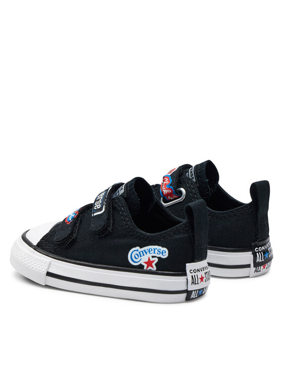 Converse Converse Tenisice Chuck Taylor All Star Easy On Sticker Stash A06359C Crna