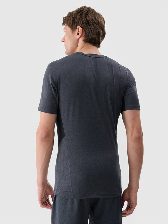 4F 4F T-Shirt 4FWSS25TFTSM1345 Szary Active Fit