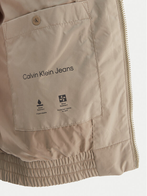 Calvin Klein Jeans Calvin Klein Jeans Prechodná bunda Harrington LV04RF520G Hnedá Regular Fit