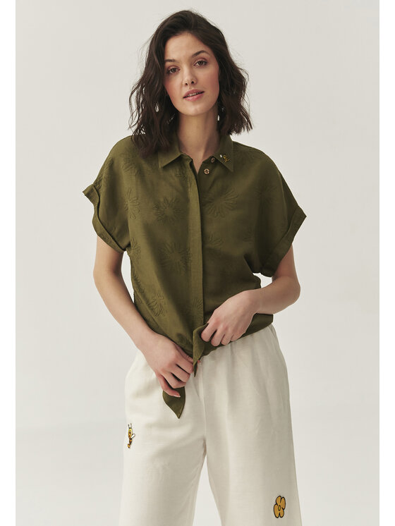 TATUUM TATUUM Koszula KAMA Khaki Classic Fit