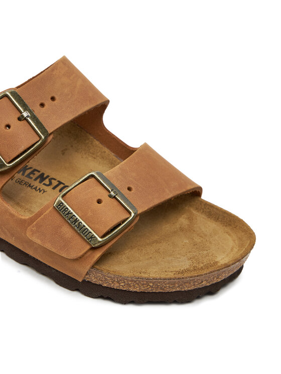 Birkenstock Birkenstock Παντόφλες Arizona Leoi 1028401 Καφέ