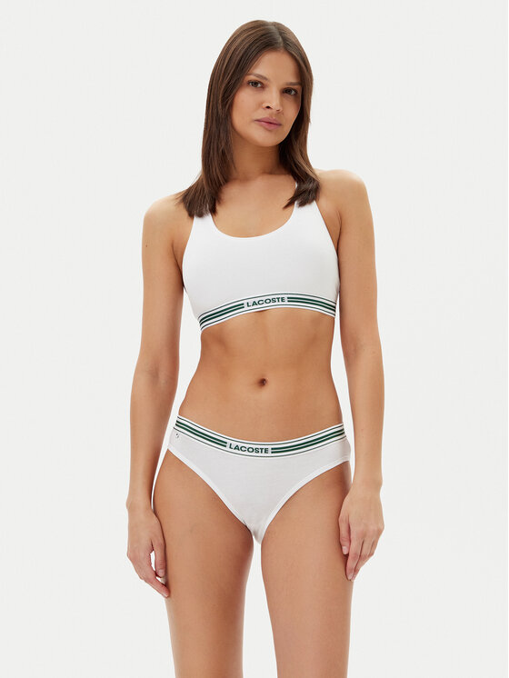 Lacoste Lacoste Klašične gaćice 8F8185 Bijela