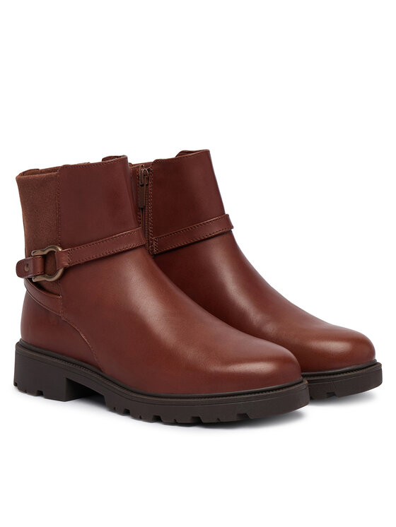 Clarks Clarks Botki Code L Bay 26327157 Brązowy