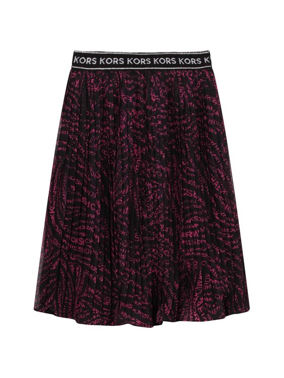 MICHAEL KORS KIDS MICHAEL KORS KIDS Plisuotas sijonas R13121 S Juoda Regular Fit