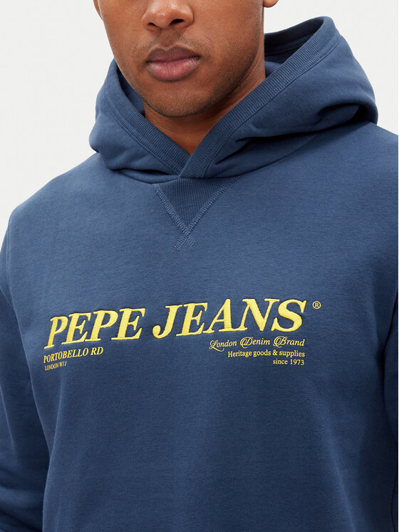Pepe Jeans Pepe Jeans Bluză Dylan PM582755 Albastru Regular Fit