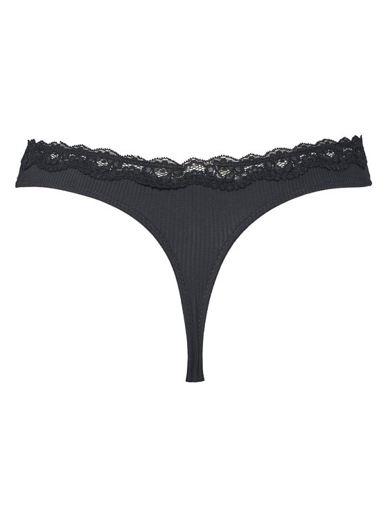 Hunkemöller Hunkemöller Stringi Lola 202698 Czarny