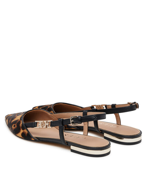 Guess Guess Μπαλαρίνες FLTFRY LEP05 Καφέ