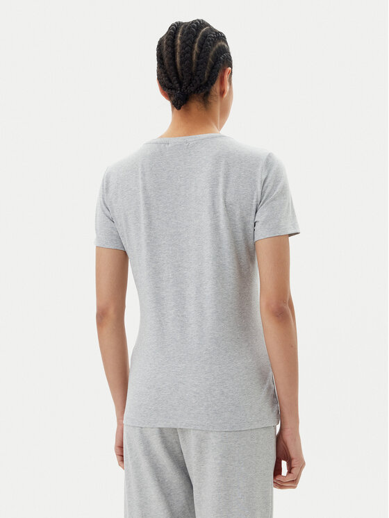 EA7 Emporio Armani EA7 Emporio Armani Majica 7W000094 AF10373 O8002 Siva Slim Fit