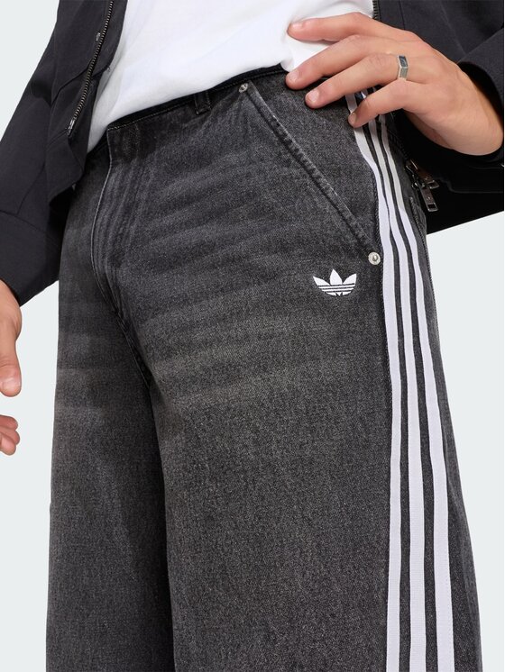 adidas adidas Jeansy 171257 Czarny Loose Fit