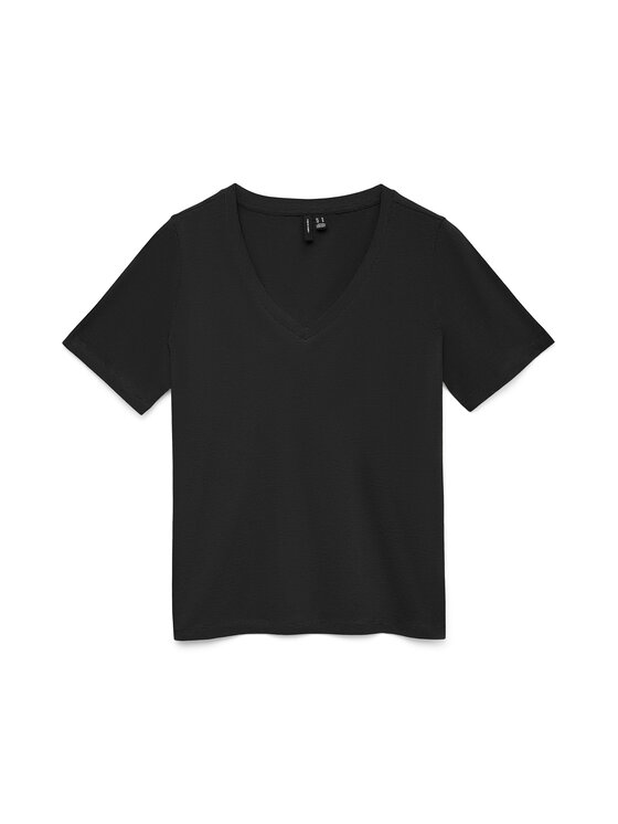 Vero Moda Vero Moda Póló Paulina 10342926 Fekete Regular Fit
