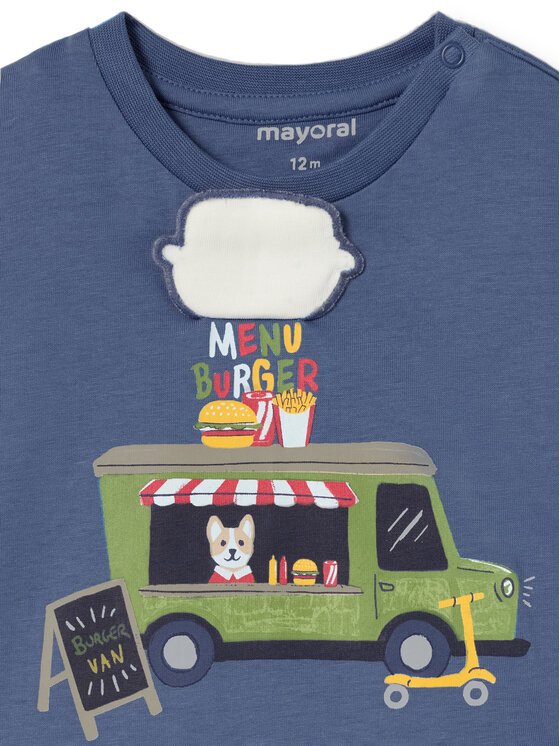 Mayoral Mayoral Bluza 2.024 Modra Regular Fit