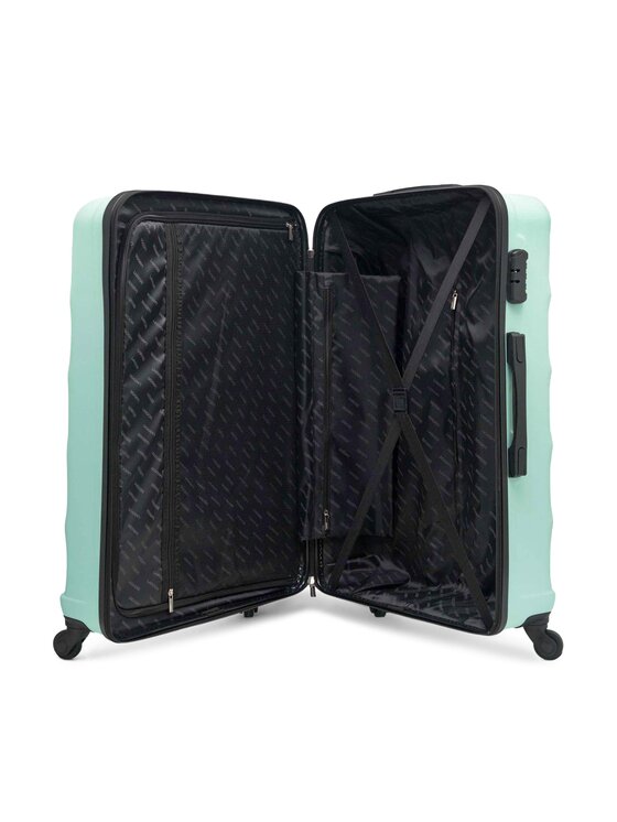 Lasocki Lasocki Velik kovček WAL-L-01MINT-ABS-04 Turkizna