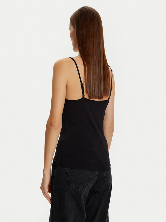 Morgan Morgan Marškinėliai 242-BARBY Juoda Slim Fit