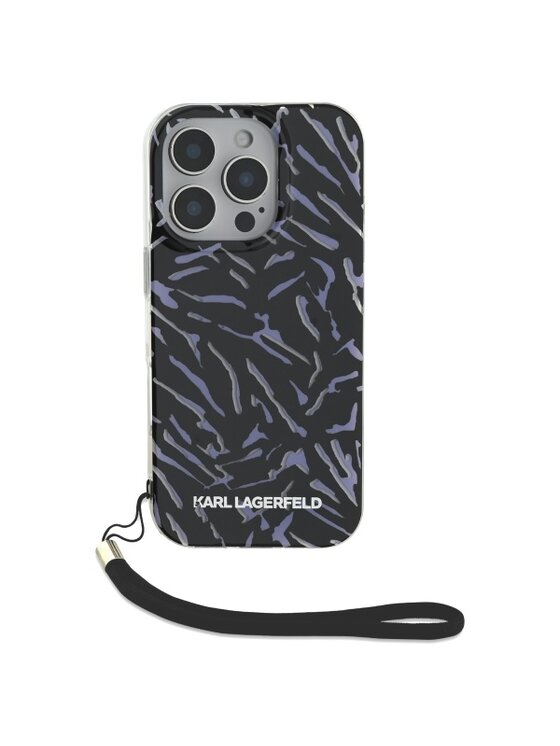 KARL LAGERFELD KARL LAGERFELD Etui na telefon Zebra With Cord Fioletowy