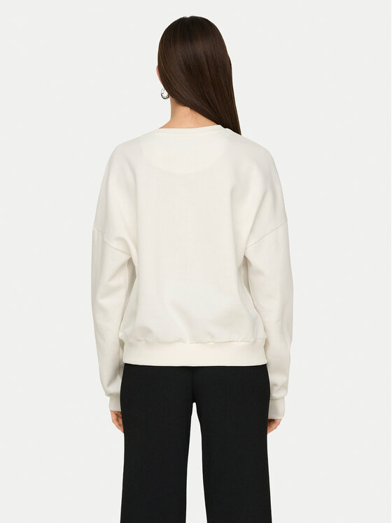 ONLY ONLY Felpa Rolling Stones 15345927 Bianco Regular Fit