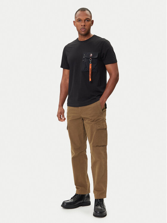 Parajumpers Parajumpers T-shirt Mojave 25WMPMTSRE07 Crna Regular Fit
