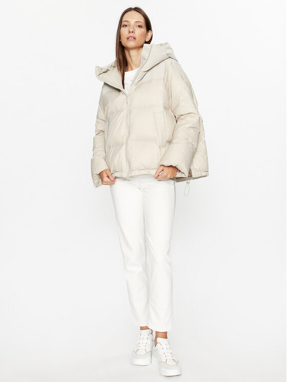 Bomboogie Bomboogie Μπουφάν πουπουλένιο GW 7524 T NM3 Μπεζ Relaxed Fit