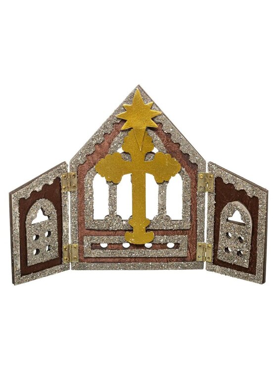 MIAhome MIAhome Figurka szopka NATALE 11 elementów, 25x18 cm Brązowy