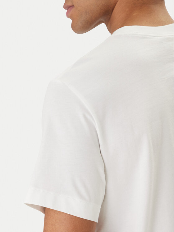 Calvin Klein Jeans Calvin Klein Jeans T-Shirt Easy Monologo LV04RC275G Biały Regular Fit