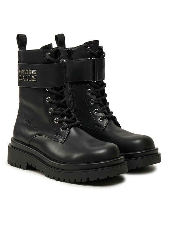 Versace Jeans Couture Versace Jeans Couture Schnürstiefeletten Drew 77VA3S64 Schwarz