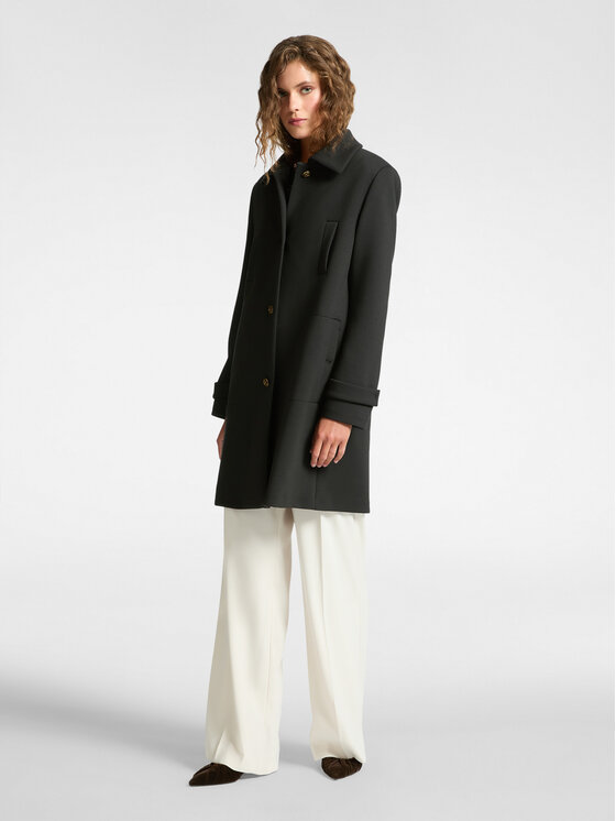 Elena Mirò Elena Mirò Cappotto 8142P000052N033 Nero Regular Fit