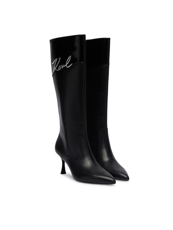 KARL LAGERFELD KARL LAGERFELD Kozačky KL32775 Černá