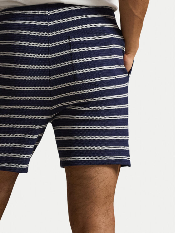 Polo Ralph Lauren Polo Ralph Lauren Kratke hlače iz tkanine 710B14506002 Mornarsko modra Regular Fit