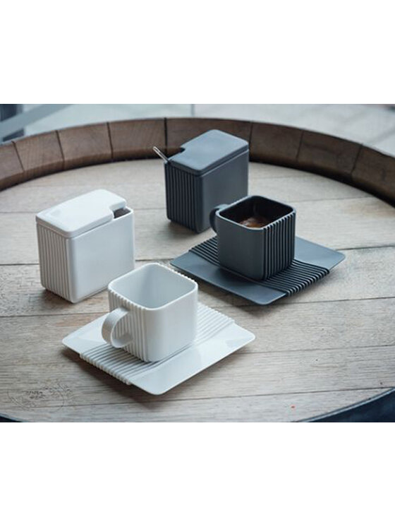 Ćmielów Design Studio Ćmielów Design Studio Zestaw do kawy System Czarny