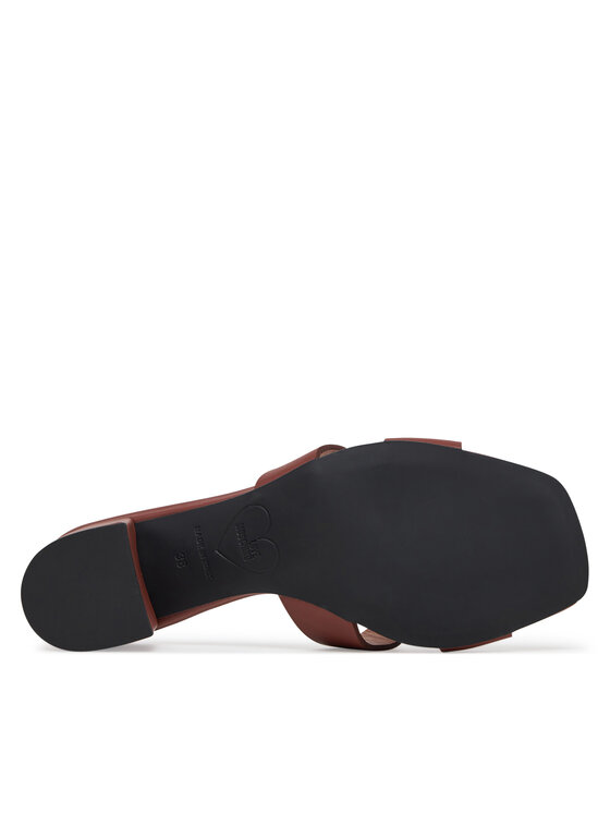 LOVE MOSCHINO LOVE MOSCHINO Papucs JA28065G1MIA0201 Barna