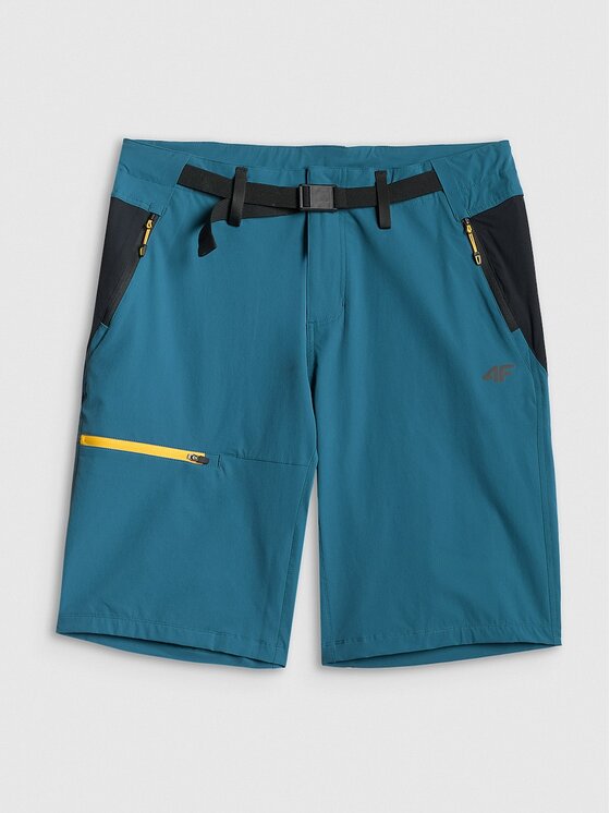 4F 4F Športové kraťasy 4FRSS26TFSHM1680-30S Tmavomodrá Regular Fit