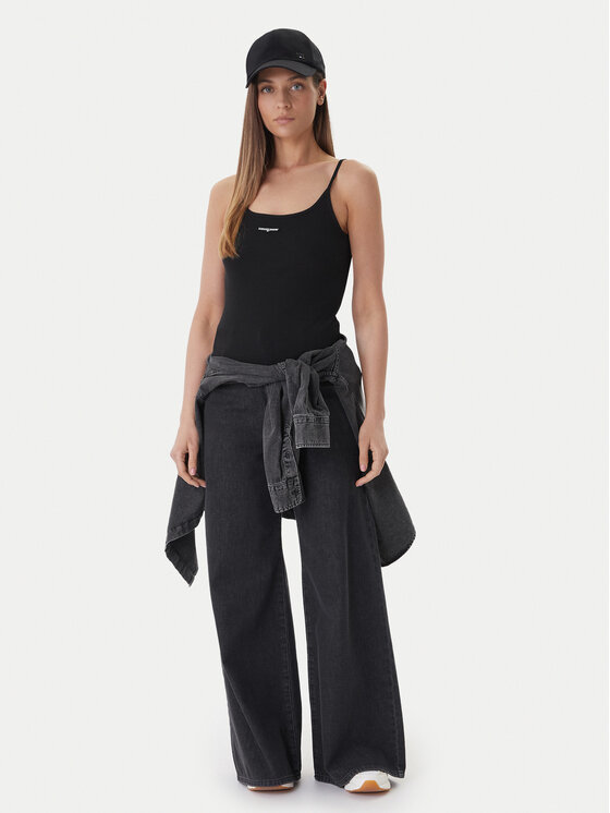 Tommy Jeans Tommy Jeans Topiņš DW0DW22278 Melns Slim Fit