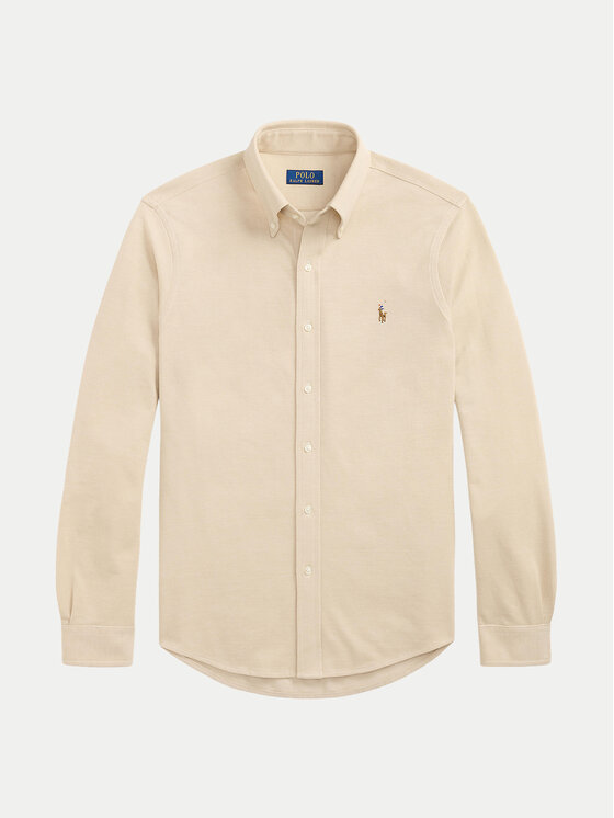 Polo Ralph Lauren Polo Ralph Lauren Srajca 710P03967502 Svetlo bež Slim Fit