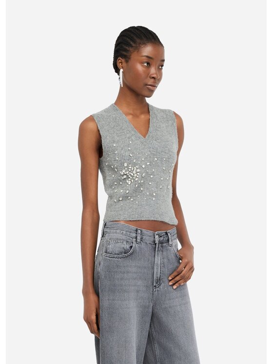 Liu Jo Liu Jo Maglione CF5148MA74Q02056 Grigio Regular Fit