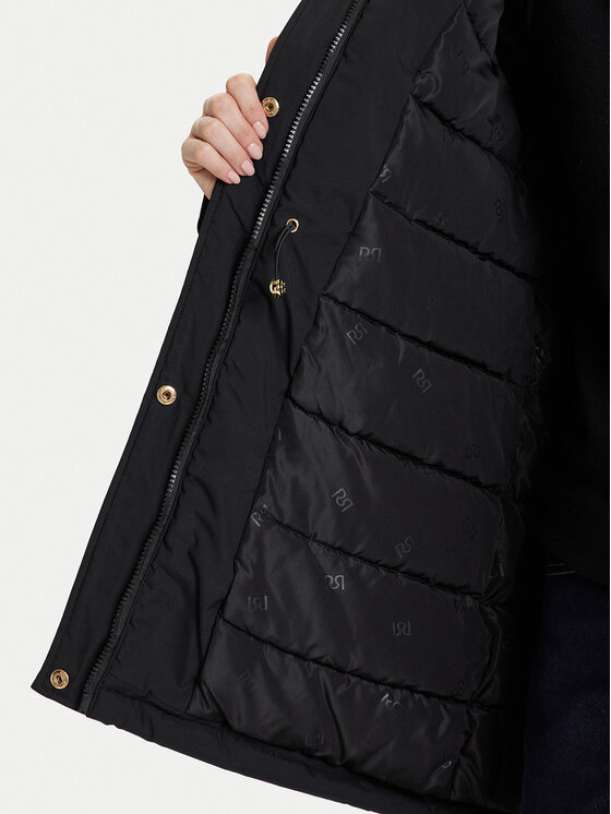 Rinascimento Rinascimento Зимно яке CFC0122158003 Черен Regular Fit