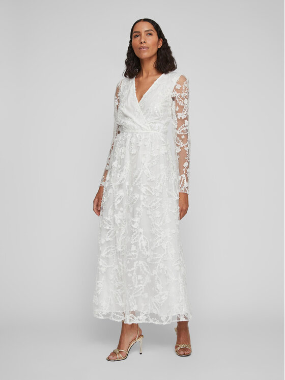 Vila Vila Вечірня сукня Wedy 14083840 Білий Regular Fit