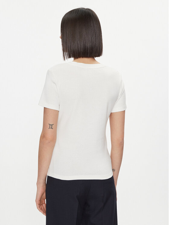 Tommy Hilfiger Tommy Hilfiger T-särk New Cody WW0WW40584 Valge Slim Fit