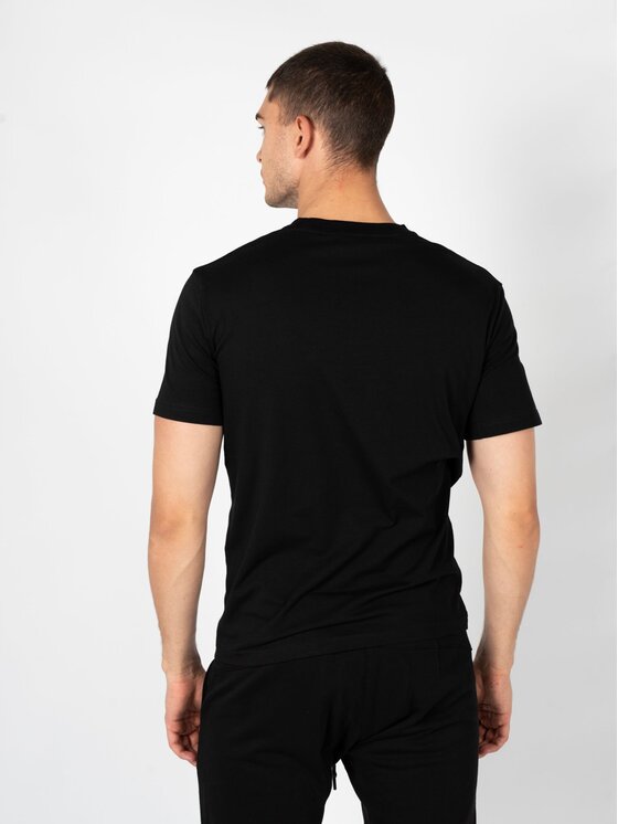 Les Hommes Les Hommes T-Shirt LBT1027700E Černá Regular Fit